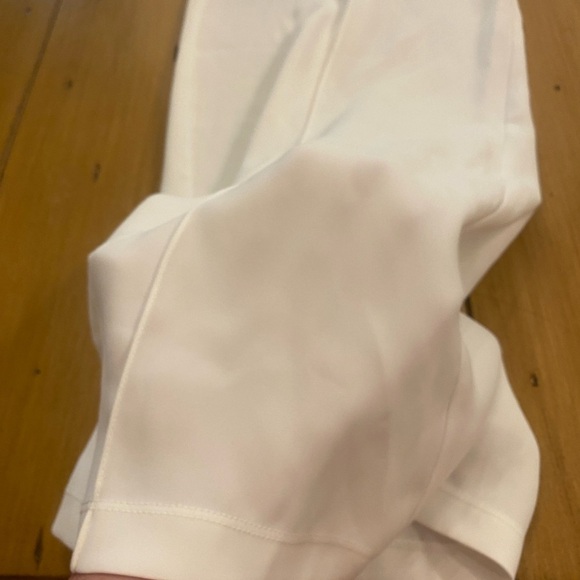 ATM Women’s White Palazzo Wide Leg Tall Flowy Pants NEW size small - Picture 2 of 14